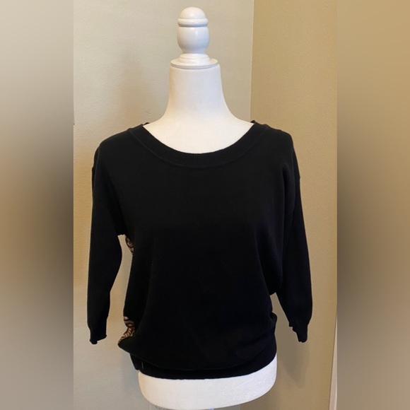 Umgee 3/4 sleeves length lightweight sweater Sz Small New - Picture 3 of 5